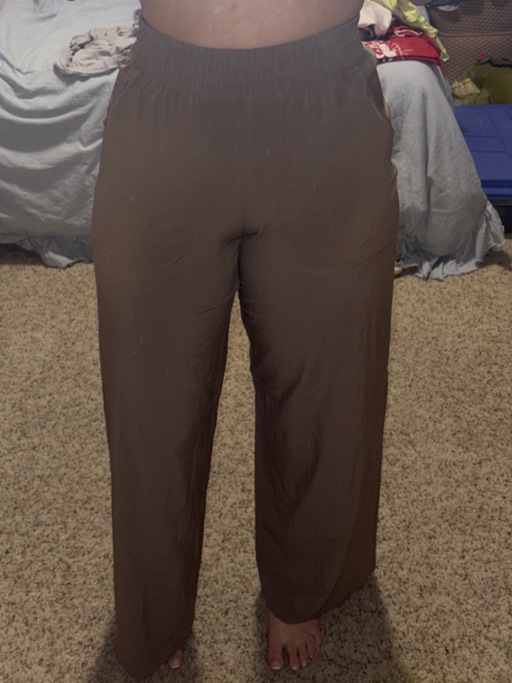 lululemon athletica Brown Wide-Leg Men's Pants